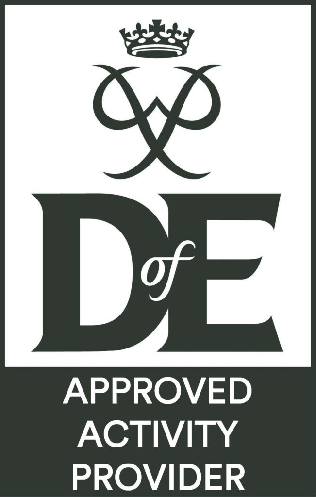 DofA Approved Activity Provider Logo in black and white